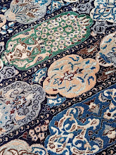 Tapis persan nettoyé en profondeur